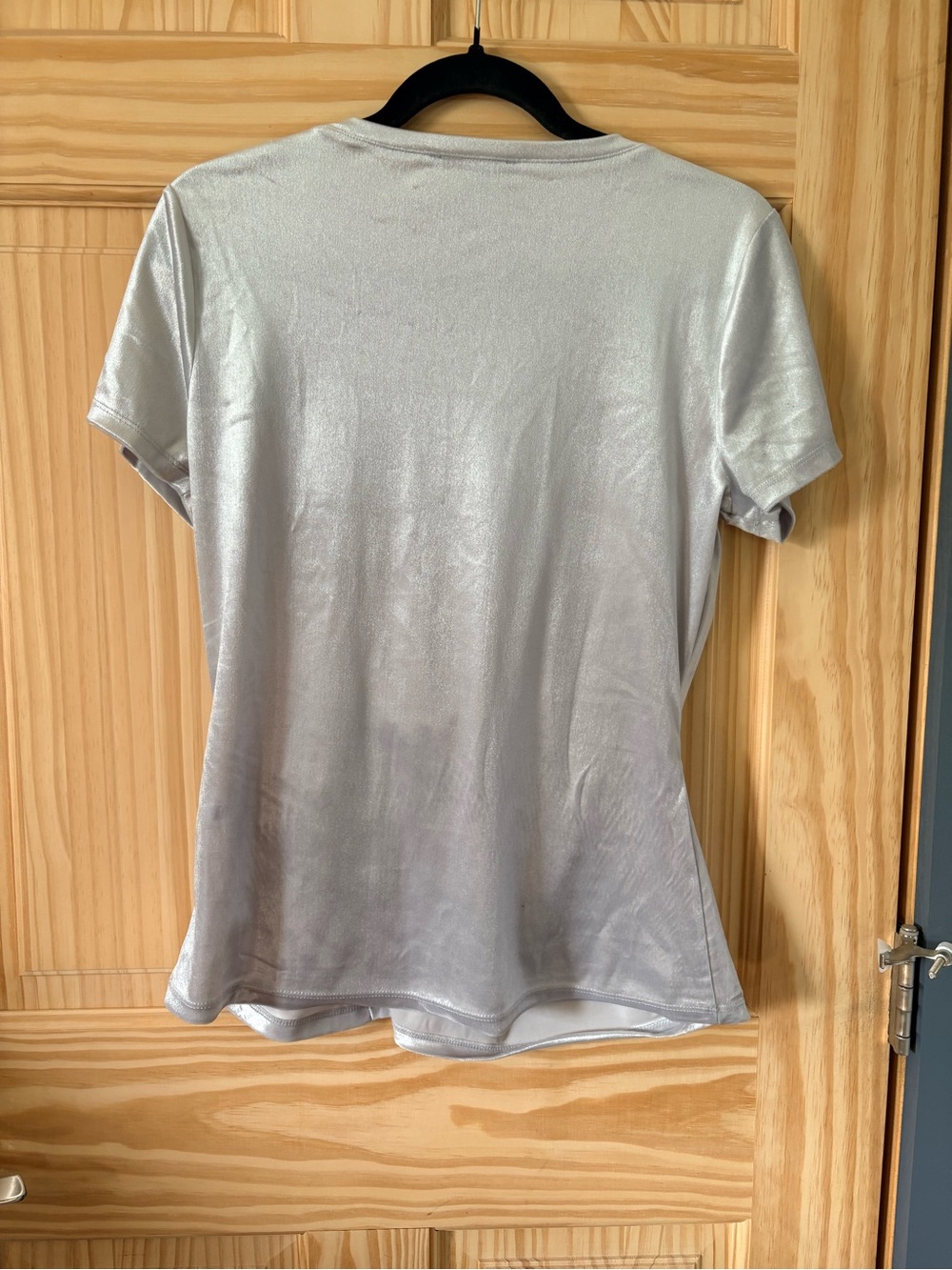 Worthington Silver Knot-Front Short Sleeve Top - Picture 4 of 5